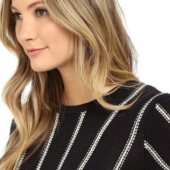 Theory Emmeris Ibisco Striped Sweater Size S - Picture 1 of 9